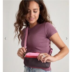 Marine Layer fanny pack wine color